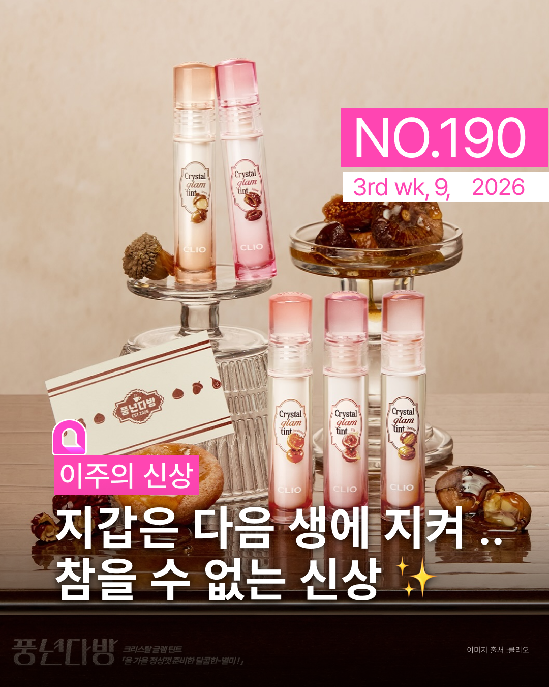 Fall themed beauty launch image
